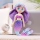 thumbnail image 2 of Mermaid Plush Doll, Mermaid Princess Dolls, Mermaid Toy, Cartoon Children's Soft Toys, animal Plush Toy, Collectible Cuddly Stuffed for Girls Birthday Gift, 2 of 5
