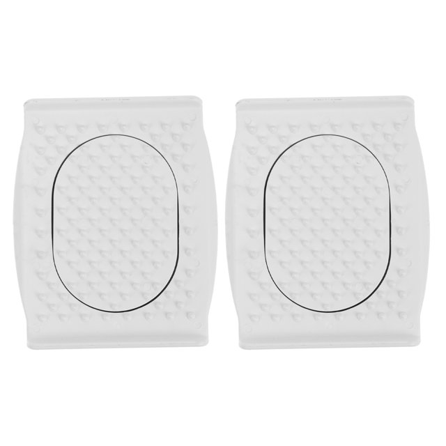 2 soportes multiusos para seguridad alimentaria, prácticos protectores de seguridad para cortadoras de alimentos (blancos)