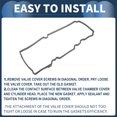 thumbnail image 7 of Unique Bargains Valve Cover Gasket No.04L103483 for Audi A1 14-18 for Audi A3 12-20 Cylinder Head Valve Seal Gasket, 7 of 7