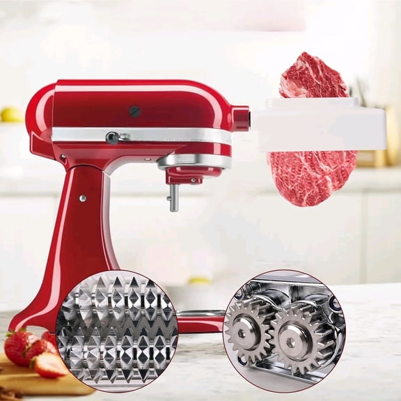 Meat Tenderizer Attachments for KitchenAid Stand Mixers, Accessories and Attachhments for Kitchen Aid with Sturdy Stainless Steel Gears Accessories$$