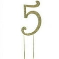 thumbnail image 4 of Efavormart 2.5" Gold Shinny Rhinestone Numbers Cake Toppers For Wedding Birthday Party Special Event Personalized Decorations - 5, 4 of 5