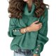 thumbnail image 2 of Suéteres de Punto Grueso Oversize para Mujer, con Cuello Alto, Larga y Corte Holgado, Ideales para el Invierno Verde M, 2 of 8