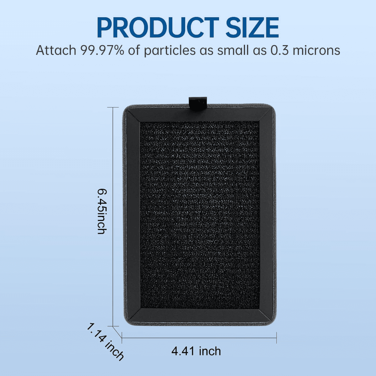 For LE-VOIT LV-H128-RF Air Purifier 4-pack Replacement Three in One Front+H13 High Efficiency HEPA Activated Carbon Filter