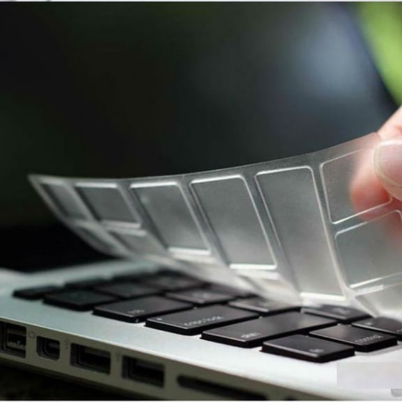 Transparent Silicone Keyboard Cover for MacBook 13 15 17 Inch Clear