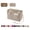 Brown Polka Dots Beige, variant on Purse Organizer, Felt Bag organizer with zipper
