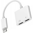 thumbnail image 1 of iPhone Lightning to 2 Lightning Adapter, Dual Lightning AUX + Charger Adapter Dongle Cable Splitter Compatible with iPhone 14/13/12/11/SE/X/XR/XS/8/7/6 Support Call + Charging, 1 of 4