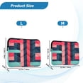 thumbnail image 4 of FORMRS 15-15.6 inch Laptop Sleeve Case Soft Carrying Quilted Computer Bag Cover, Navy Blue Stripes, 4 of 7