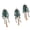 3pcs, variant on Yihuala Small Macrames Christmas Tree Hanging Ornament Wall Art Decors Xmases Holiday Party Supplies for Womens