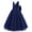 Navy*, variant on RUTAYY Children Girls Dress Wedding Sleeveless Satin Net Long Puff Skirt Performance Solid Color Soft Comfortable Holiday Chic Dresses