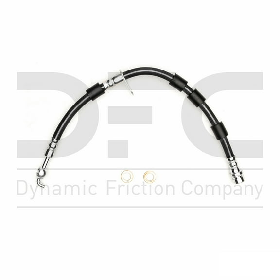 Front Left Dynamic Friction Company Brake Line Hose 350-54100 For 2014-2017 Ford Fiesta