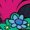NAVY, variant on Trolls - Turn It Up Poppy Graphic Long Sleeve Fleece Sweatshirt