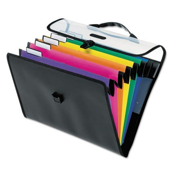 Pendaflex 52891 1 By 3 Tab Desk Free Poly Hanging Organizer With Case- Letter- Assorted