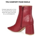 thumbnail image 7 of Journee Collection Womens Haylinn Tru Comfort Foam Wide Width Inside Zip Block Heel Booties, 7 of 7