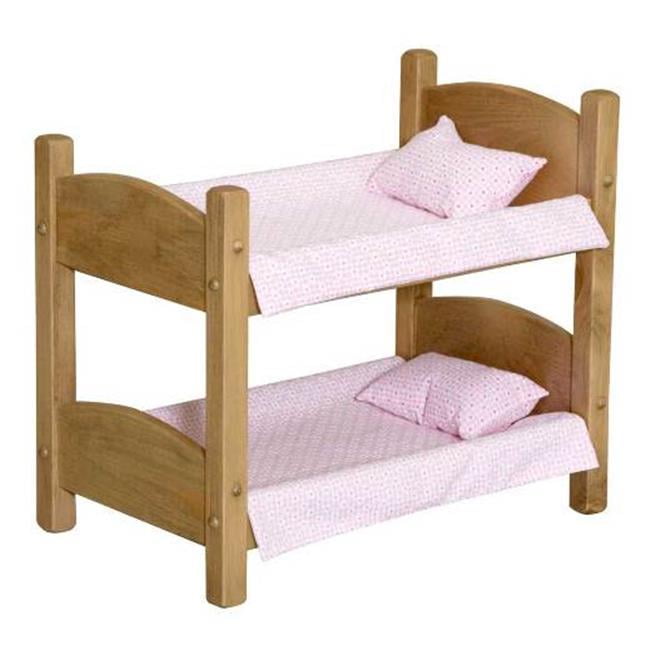 Wooden Doll Bunk Bed 44 Unfinished, Unfinished Bunk Bed Kit