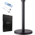 thumbnail image 2 of PYYNA-Black Standing Paper Towel Holder for Kitchen& Bathroom Countertop,Under Counter, Table Or BBQ, Standard or Jumbo-Sized Roll Paper (with Stainless Steel Base), 2 of 4