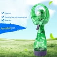 thumbnail image 4 of Office Desk Air Misting Portable Humidifier Cooling Hand Held Spray Fan Water Spray Fan Battery Power BLUE, 4 of 8