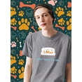 thumbnail image 2 of Sleeping Corgi On Couch T-Shirt Men -Image by Shutterstock, Male 3X-Large, 2 of 4