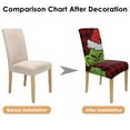 thumbnail image 2 of Chair Covers for Dining Room Chairs Stretch Christmas Printed Dining Chair Cover Set Of 6,Washable Elastic Christmas Kitchen Chair Slipcovers,Removable Seat Protector for Home or Party, 2 of 8
