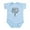 Sky Blue, variant on CafePress - Lift Weights Like My Mommy Body Suit - Baby Light Bodysuit, Size Newborn - 24 Months