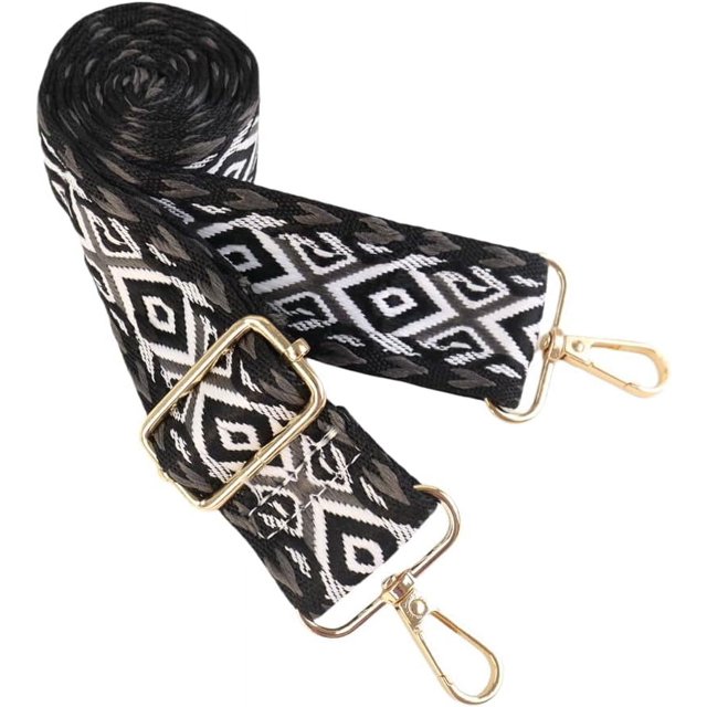 LinYooLi Bandoulière de Remplacement Réglable, Sangles de Bagage, Ceinture Bandoulière en Toile pour Sac à Main, Sangle de Sac à Main pour Femmes (Style A 119)