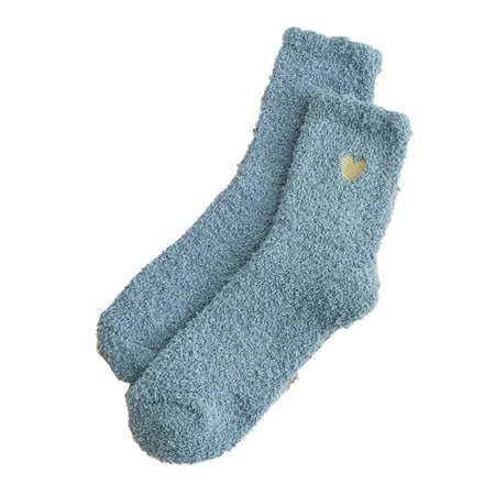 

Household floor socks Sleep socks half velvet tube socks