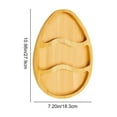 thumbnail image 3 of Kezqiaxn Easter Wooden Charcuterie Boards Clearance, Easter Decorations Party Easter Eggs Wooden Tray Creatives Kitchen Ornament Party Wine Table Platter Fruit Plates Charcuterie Boards, 3 of 7