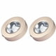 thumbnail image 1 of 2 luces para gabinete, focos LED montados en superficie, luces para encimera, iluminación para utensilios de cocina de 5 W (dorado, blanco cálido) ER, 1 of 5