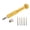 Gold, variant on BIMZUC 5-in-1 Precision Screwdriver Set, Watch Glasses Phone Repair Tool Kit with 5 Bits, T5 T6 Cross Slotted Pentacle, Portable Hand Tool, 3.9 inches / 10 cm, Green Color, Ideal for Maintenance