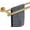 Brushed Gold, variant on Gold Double Towel Bar, 19 Inch 304 Stainless Steel Thicken 0.8mm Towel Rack Bathroom, Towel Holder Brushed Gold Wall Mount, Useable Length 16 Inch, TB100L16-BG