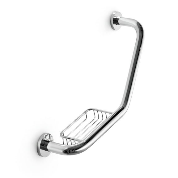 Ws Bath Collections Tacate 53101 Otel 18" Reversible Security Grab Bar - Chrome