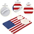 thumbnail image 4 of USA American Flag Dish Drying Mat for Kitchen Ccounter Absorbent Microfiber Small Drying Pad Dish mats for Kitchen Countertops 16 x 18 Inch, 4 of 6