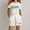 White, variant on Girls Fashion Letter Print Casual Loose Short Sleeve Suit Romper Pant Girl Sweatsuit Girls Dresses Size 4 Girl T Tennis Outfits Girls 5t Toddler Blanket Pattern Blanket and Hat Set Girl Baby