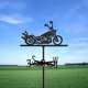 thumbnail image 5 of Eule stainless steel Spray painted weather vane, wind direction indicator, metal bracket for outdoor use Ref: 2874, 5 of 5