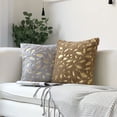 thumbnail image 5 of New Modern European Plaid Pillow Cover Plush Gilding Office Home Sofa Cushion Cover, 5 of 6