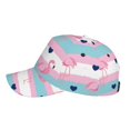 thumbnail image 5 of Disketp Flamingo1 Print Baseball Caps For Outdoor Sports Fashion Casual Outdoor Caps Men Women, 5 of 8