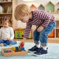 thumbnail image 7 of STQ KIDS Toddler Shoes Boys Wide Toe Box Barefoot Sneakers Navy/White T5, 7 of 7