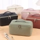 thumbnail image 2 of Portable PU Leather Makeup Bag, Toiletry & Storage Organizer for Travel, 2 of 4