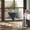 Blue, variant on SolaceHue Modern Geometric End Table with Wooden Top and Metal Base, Unique Pyramid Side Table Plant Stand for Office, Living Room, Bedroom, Fully Assembled, Triangle, Brown, Nature