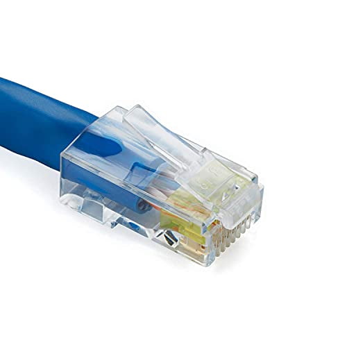 trueCABLE Connecteurs Cat6/6A RJ45, Décalés, Non Blindés (UTP) Prise Modulaire, UL Listed, Barre de Charge, Plaqué Or 3 Broches 8P8C, 100 Pcs