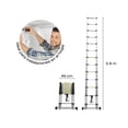 thumbnail image 3 of Escalera Telescopica Retractil Plegable Estabilizador 3.8m Pitipa JM2220, 3 of 4
