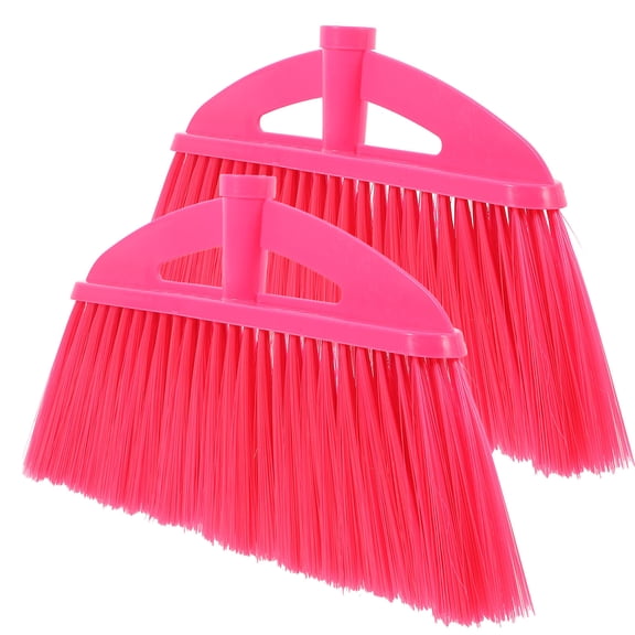 WORGEOUS Broom Head Replacements - 2pcs Angle Sweeper Broom Head Replacement Sweeping Floor Broom Head Refill for Garages Courtyard Sidewalks Decks