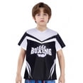 thumbnail image 3 of Rswnyirn Ensembles de Boxe pour Garçons Enfants Uniforme de Boxe Robe de Fantaisie Tenue de Boxeur Noir 6, 3 of 6
