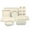 Linen, variant on Martha Stewart Gallen 10-Piece Nonstick Bakeware Set, PFA-Free Ceramic Baking Pans, Linen White