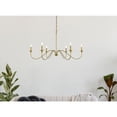thumbnail image 4 of Living District Rohan 48 inch chandelier in brass, 4 of 10