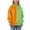 #171-Orange, variant on AUNVITO Kids Fleece Pullover Color Block Print Long Sleeve Crewneck Sweatshirt Cozy Winter Casual Top 2-14Y
