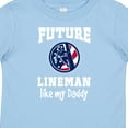 thumbnail image 4 of Inktastic Future Lineman Like Daddy Boys Baby T-Shirt, 4 of 5