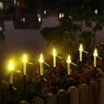 thumbnail image 7 of EUDIDV 4Pcs Solar Candle Lights Halloween, Christmas LED Flameless Pillar Candle Light Outdoor Garden Lights Night Lamp For Patio Decor Decorative Lights Haunted House Lights, 7 of 7