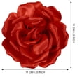 thumbnail image 5 of Rose Flower Brooches and Pins for Women Elegant Flower Pins | Flower Hair Clips for Women | Flower Brooches for Women Dress | Hair Accessories for Women | Rose Brooch Pin Hat Pins | Orange, 5 of 8