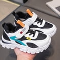 thumbnail image 6 of CAUYDY Kids Boys Girls Athletic Mesh Running Shoes Breathable Lightweight Non Slip Sneakers with Hook and Loop for Outdoor and Indoor Play(L101-Black,11.5), 6 of 9