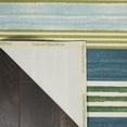 thumbnail image 5 of Nourison Sun N' Shade Indoor/Outdoor Green/Teal 10' x 13' Area Rug, (10x13), 5 of 9